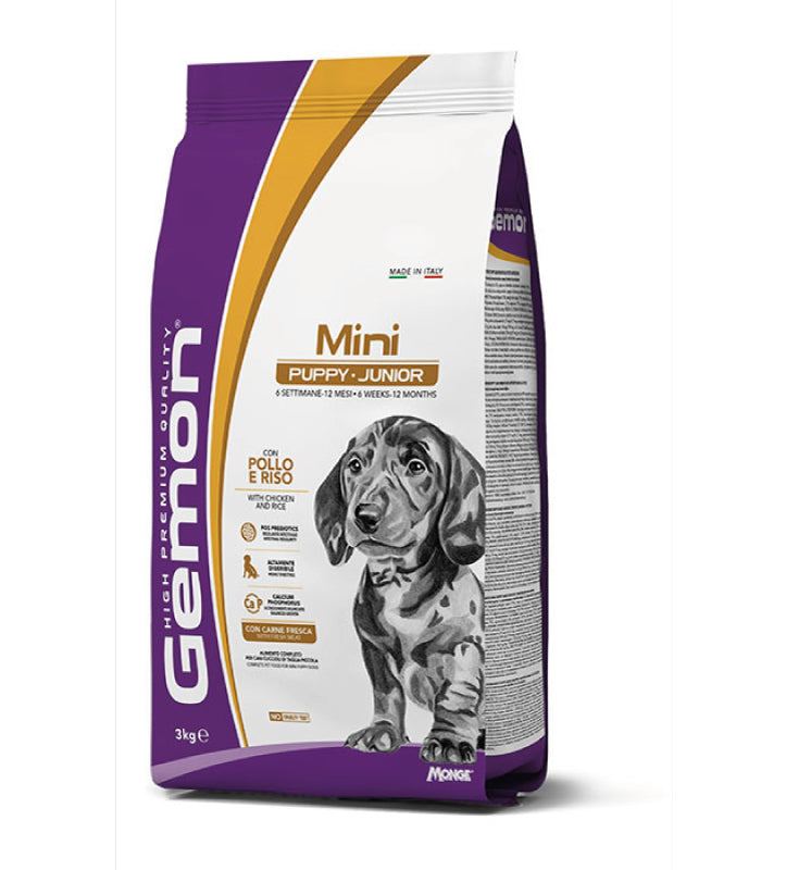 Gemon Dog - Mini - Puppy&Junior - Pollo - 3kg
