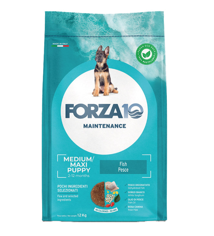 Forza 10 - Maintenance - Medium/Maxi - Puppy - Pesce - 12kg