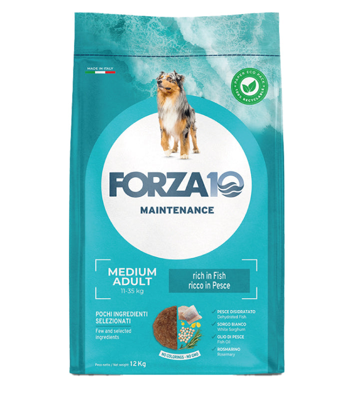 Forza 10 - Maintenance - Medium - Adult - Pesce - 12kg