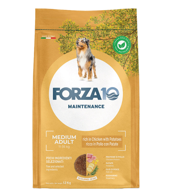 Forza 10 - Maintenance - Medium - Adult - Pollo - 12kg