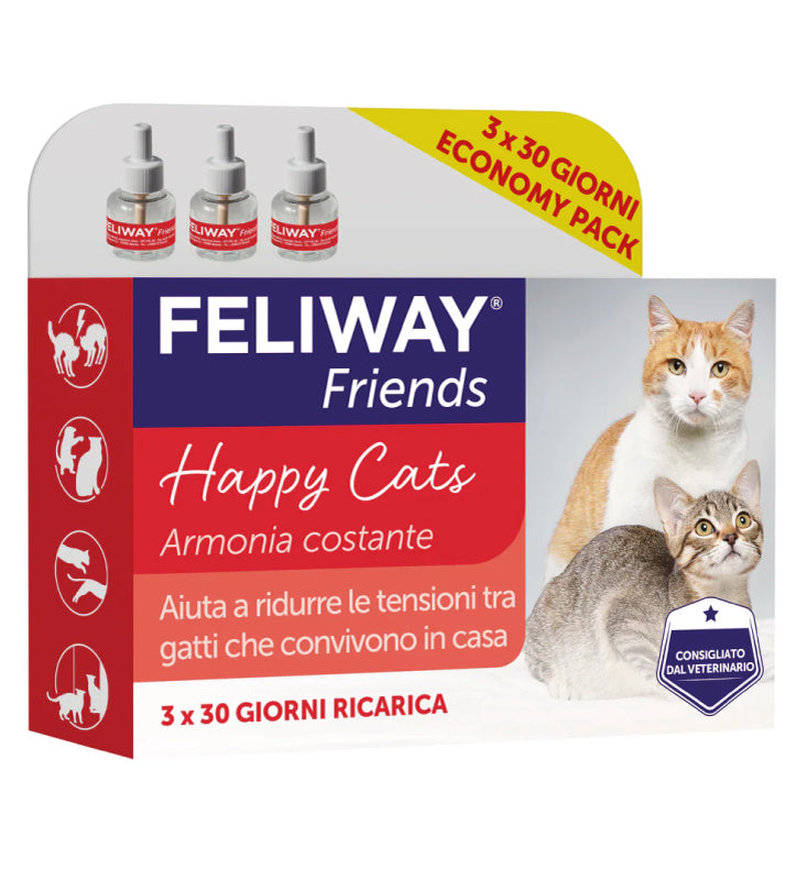 Ceva - Feliway Friends - Ricarica - 3 da 48ml