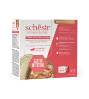 Schesir - Veterinary Solution Feline - Fiocchi - Gastro Intestinal - 8 lattine da 80gr