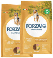 KIT 2 X Forza 10 - Maintenance - Medium - Adult - Pollo - 12kg - DOPPIO SACCO