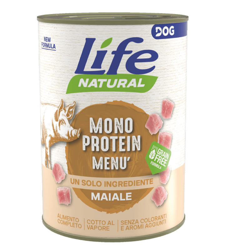 Life Dog - Monoprotein Menù - Adult - 400gr