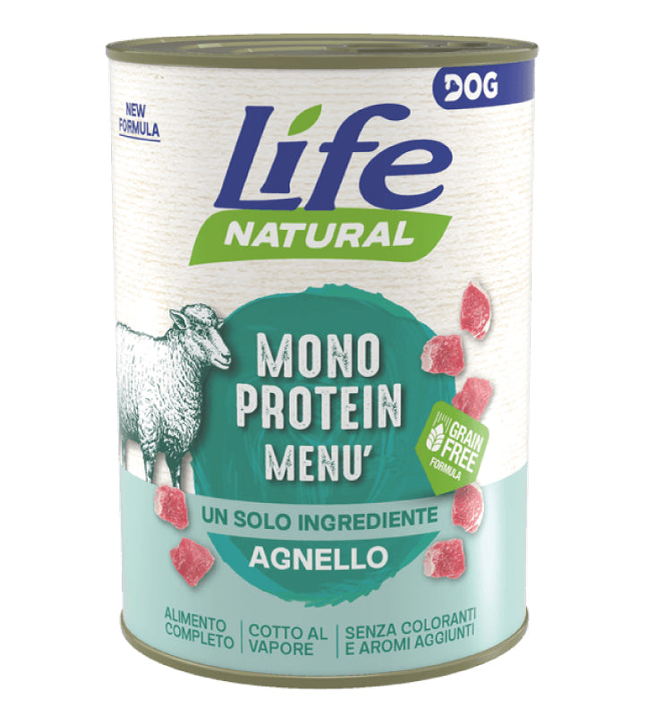Life Dog - Monoprotein Menù - Adult - 400gr