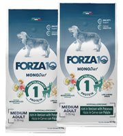 KIT 2 X Forza 10 - MonoDiet - Medium - Adult - Cervo - 12kg - DOPPIO SACCO