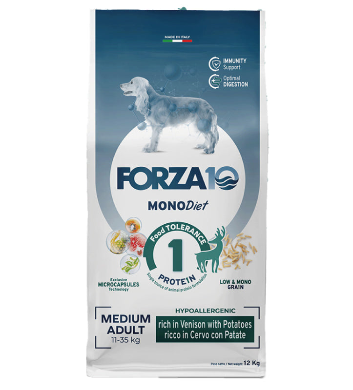 Forza 10 - MonoDiet - Medium - Adult - Cervo - 12kg