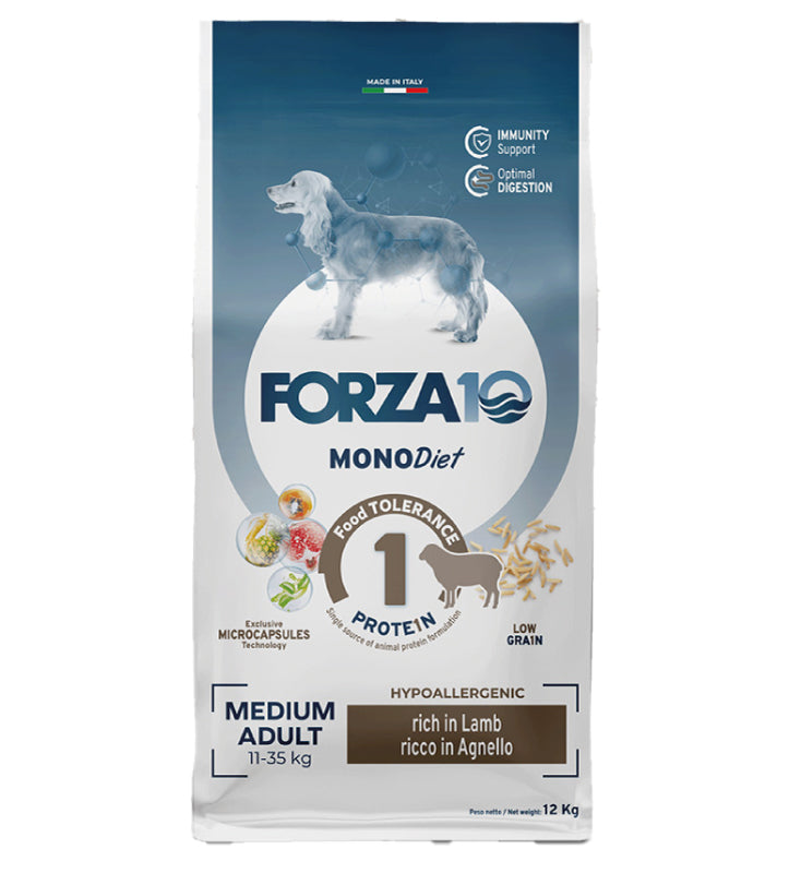 Forza 10 - MonoDiet - Medium - Adult - Agnello - 12kg