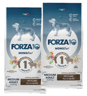 KIT 2 X Forza 10 - MonoDiet - Medium - Adult - Agnello - 12kg  - DOPPIO SACCO