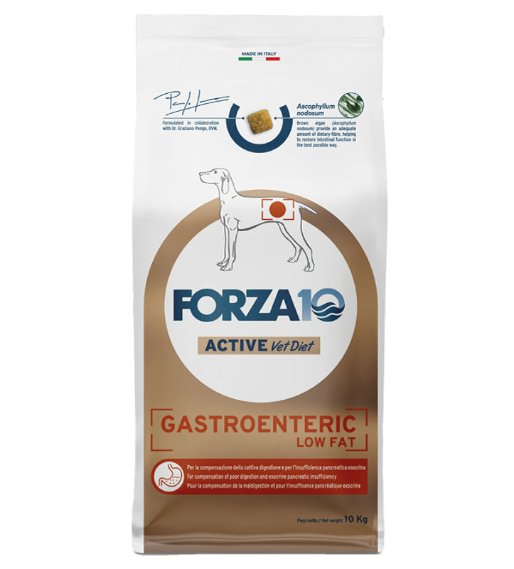 Forza 10 - Active Vet Diet Dog - Gastroenteric Low Fat - 10kg