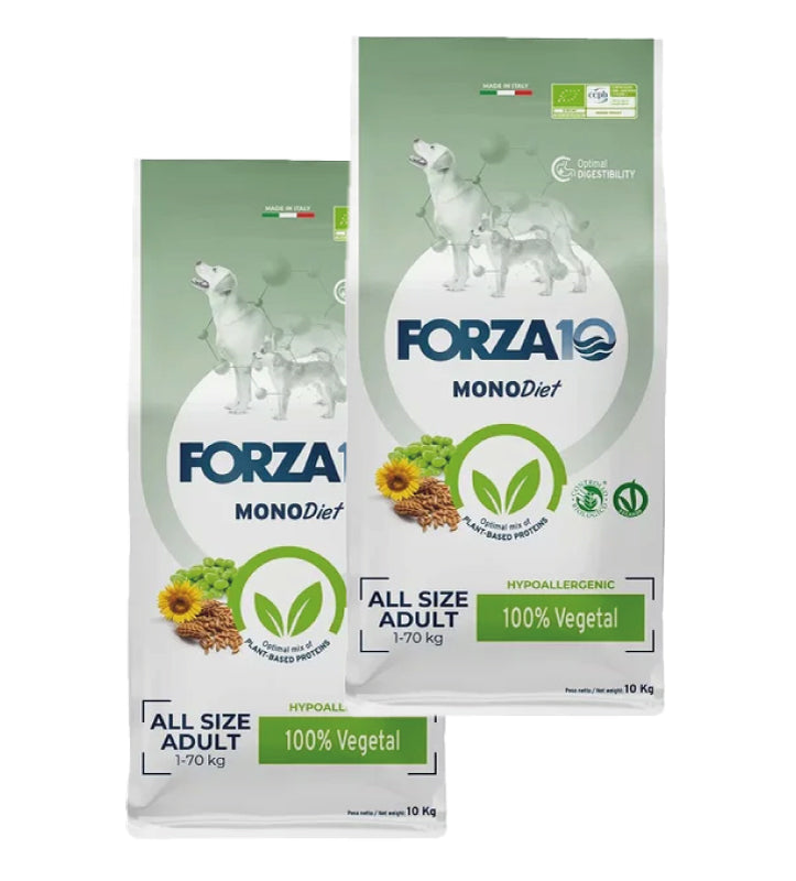 KIT 2 X Forza 10 - MonoDiet - All Size - Adult - Vegetal - 10kg