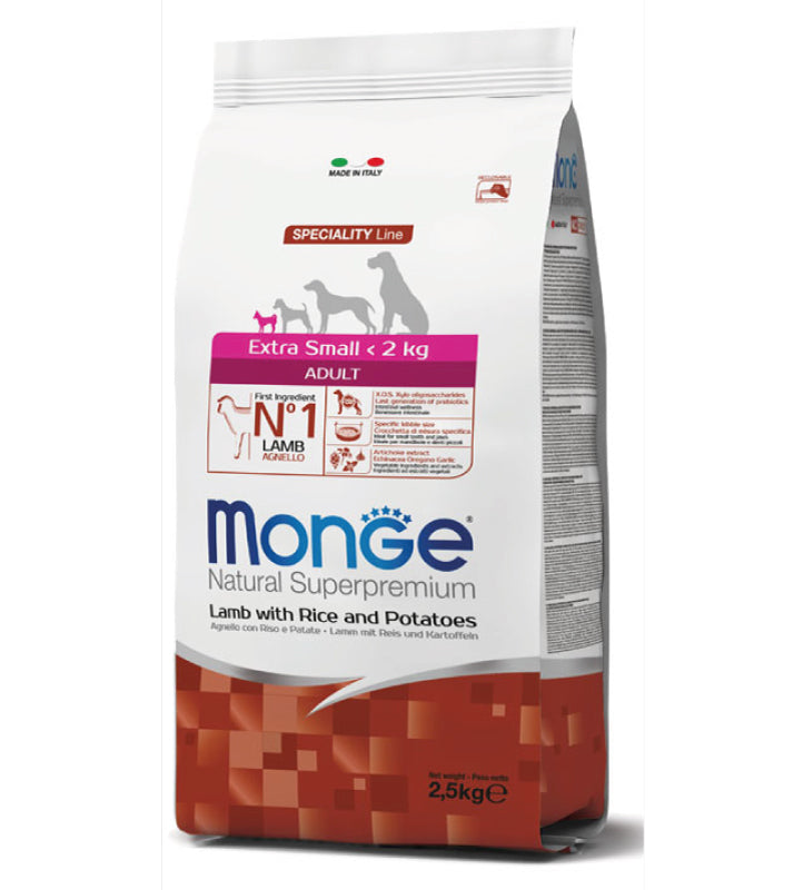 Monge - Natural Superpremium - Extra Small - Adult - Agnello - 2.5kg
