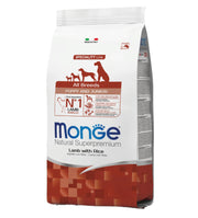 Monge - Natural Superpremium - All Breeds - Puppy&Junior - Agnello - 12 kg