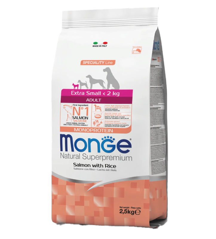 Monge - Natural Superpremium - Extra Small - Adult - Salmone - 2.5kg