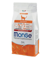 Monge Cat - Natural Superpremium - Adult - Sterilised - Anatra - 10 kg