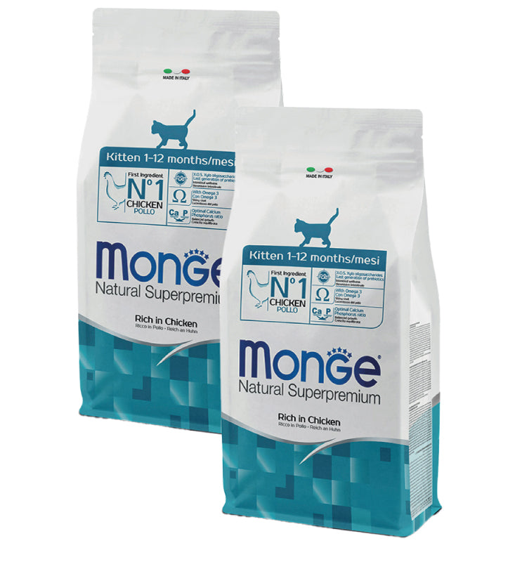 KIT 2 X Monge Cat - Natural Superpremium - Kitten - 10kg