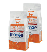 KIT 2 X Monge Cat - Natural Superpremium - Adult - Sterilised - Anatra - 10 kg
