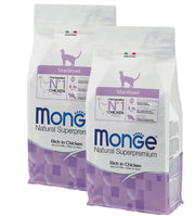 KIT 2 X Monge Cat - Natural Superpremium - Adult - Sterilised - Pollo - 10 kg