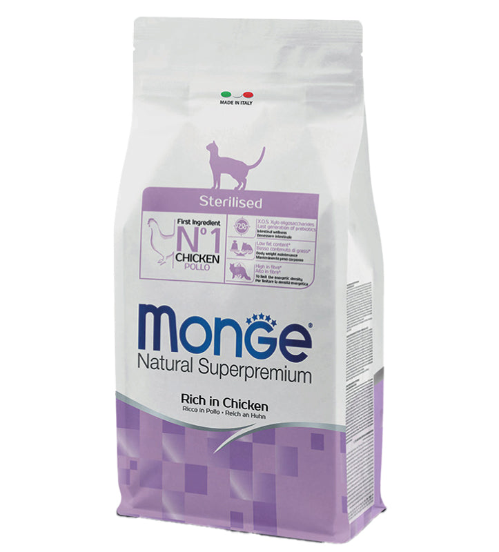 Monge Cat - Natural Superpremium - Adult - Sterilised - Pollo - 10 kg