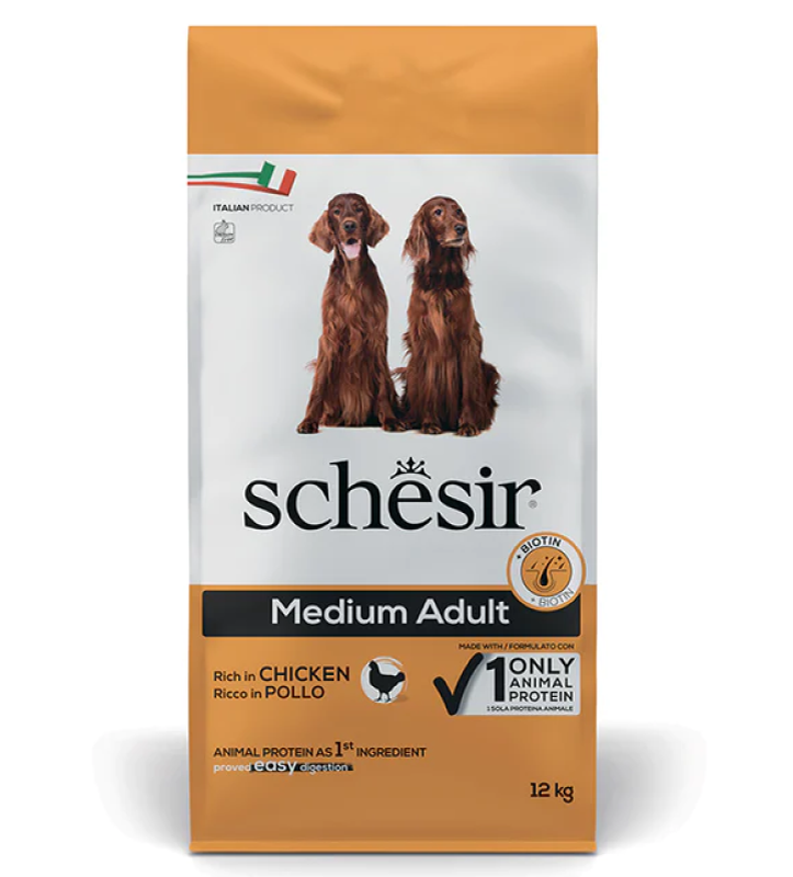 Schesir Dog - Medium Adult - Pollo - 12 kg