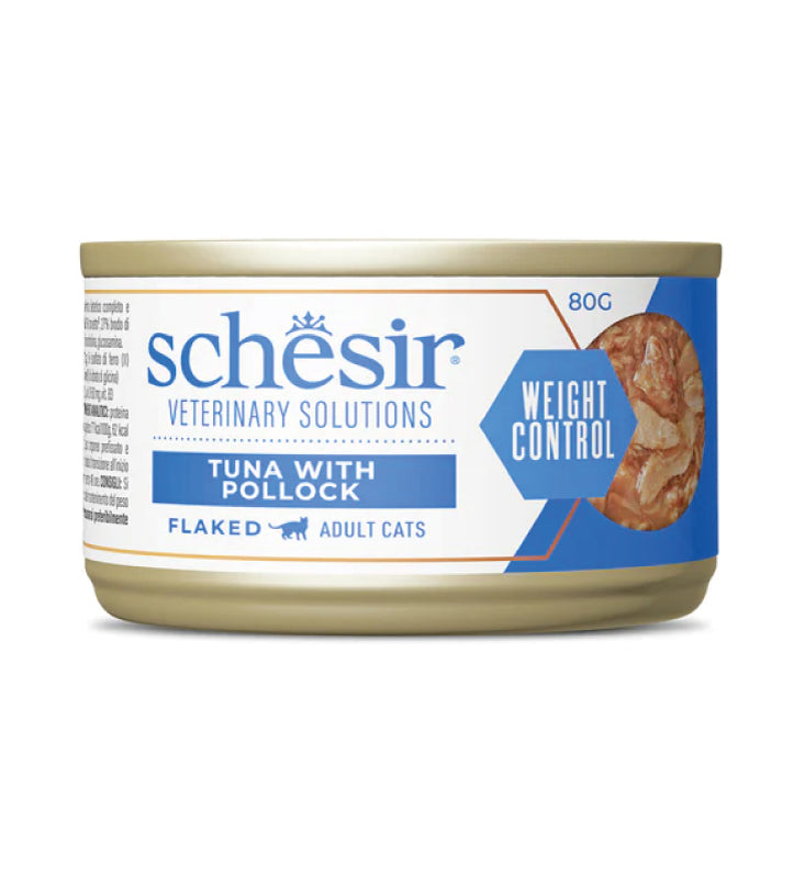 Schesir - Veterinary Solution Feline - Fiocchi - Weight Control - 80gr