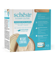 Schesir - Veterinary Solution Feline - Mousse - Weight Control - 8 lattine da 80gr