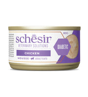 Schesir - Veterinary Solution Feline - Mousse - Diabetic - 80gr