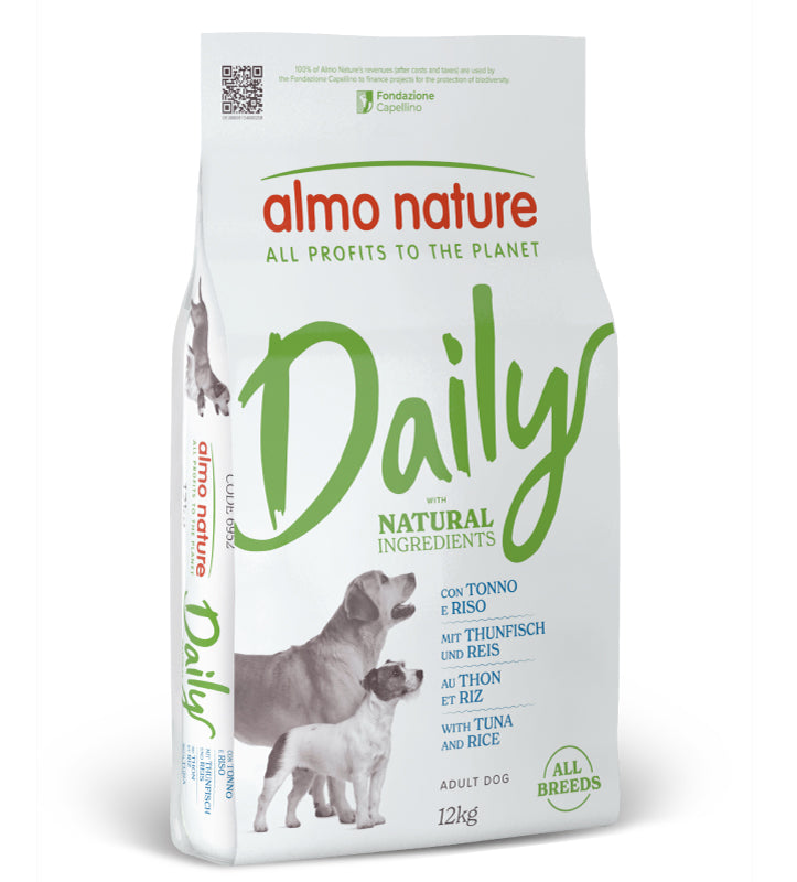 Almo Nature - Daily Dog - All Breeds - Adult - Tonno e Riso - 12kg