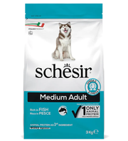 Schesir Dog - Medium Adult - Pesce - 3 kg