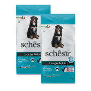 KIT 2 X Schesir Dog - Large Adult - Pesce - 12 kg - DOPPIO SACCO