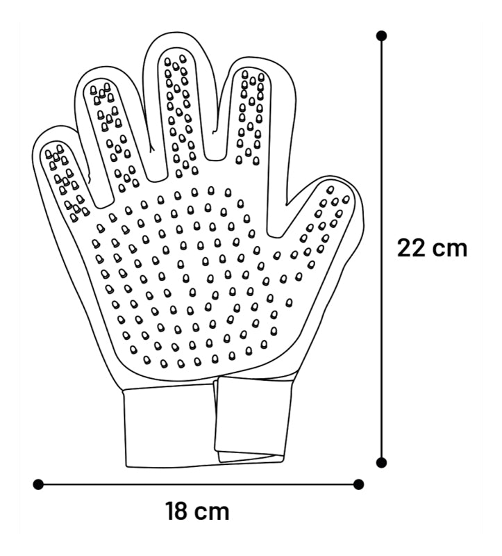 Flamingo - Guanto Toelettatura