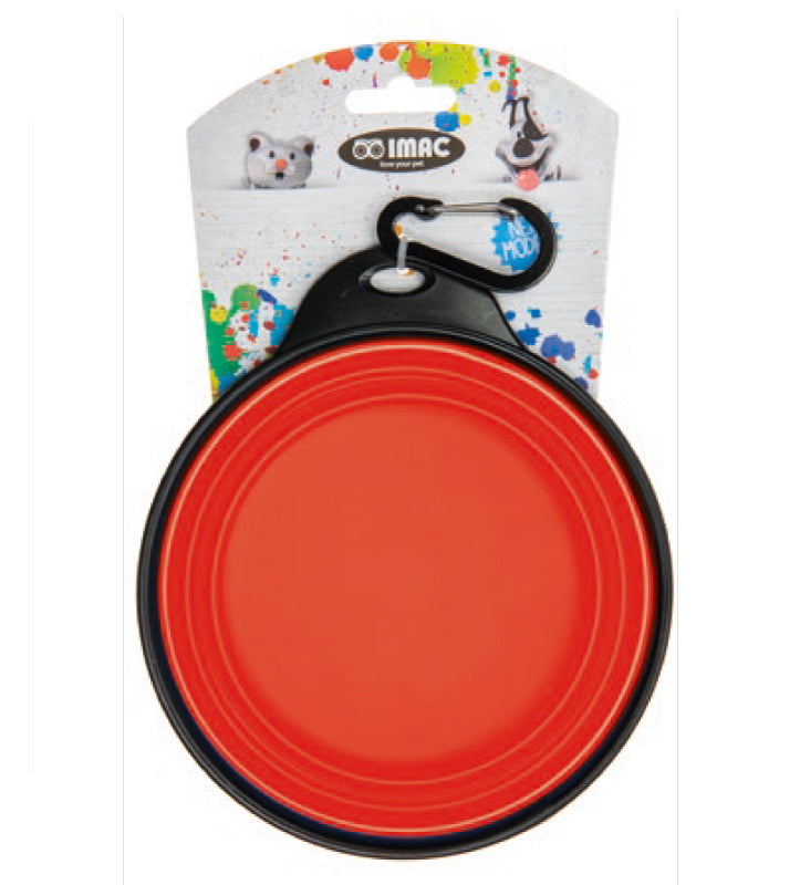 Imac - Ciotola Viaggio pieghevole in Silicone - 1 L