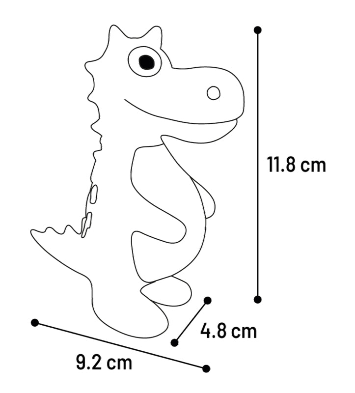 Flamingo - Dinosauro Puga - 11cm