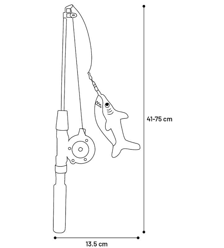 Flamingo - Canna da Pesca con Squalo