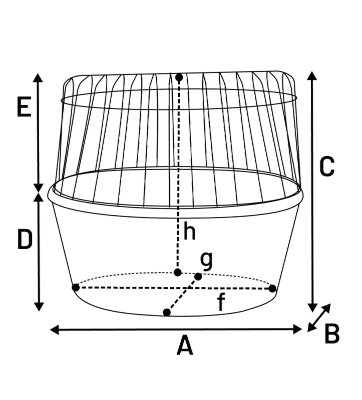 Flamingo - Trasportino Anteriore per Bici - in Vimini