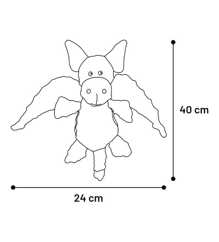 Flamingo - Peluche - Drago Werner - 40cm