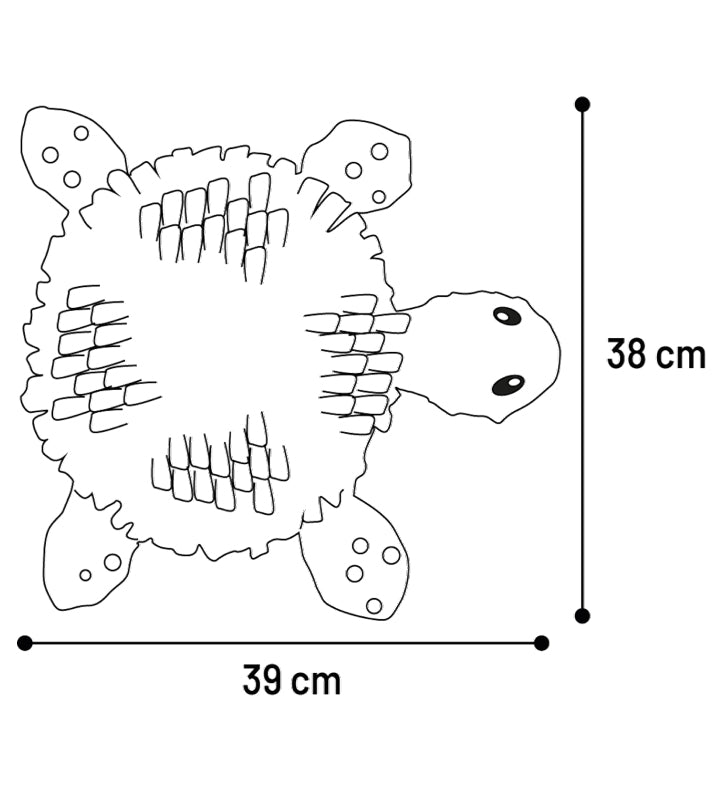 Flamingo - Tappetino da Annusare - Tartaruga - ø 38 cm