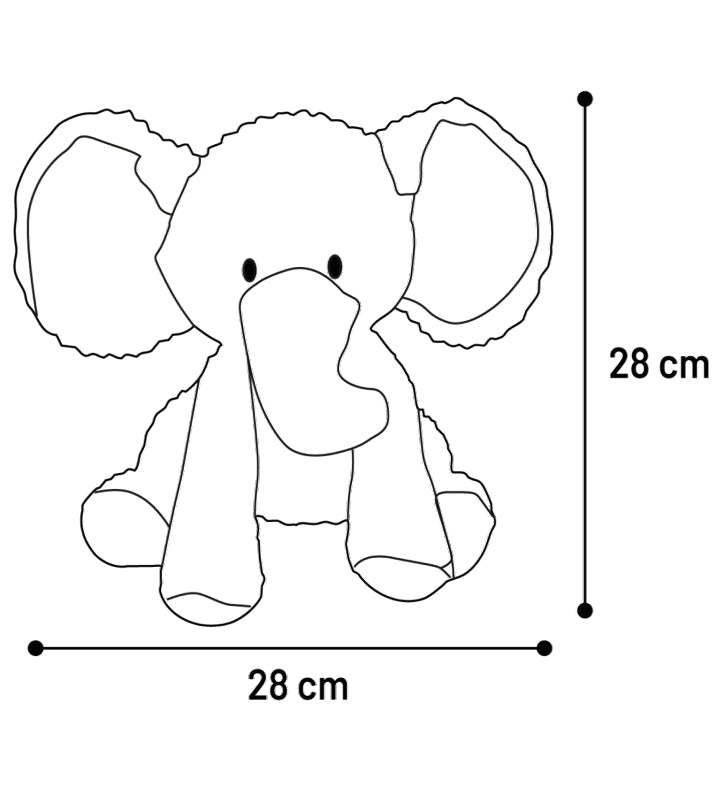 Flamingo - Peluche - Elefante Azor - 28cm