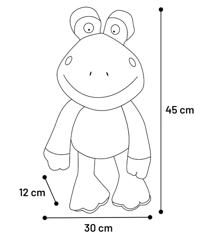 Flamingo - Peluche - Rana Kermi - 45cm