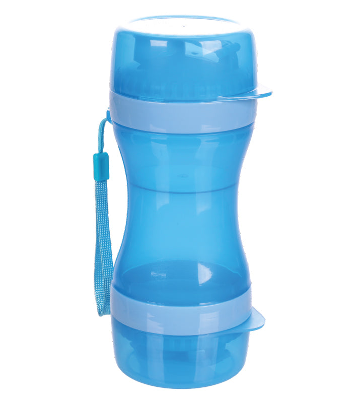 Flamingo - Contenitore Viaggio Doppio - per Cibo e Acqua