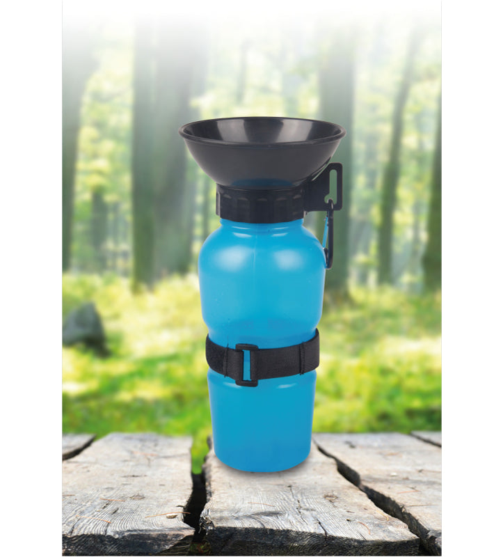 Flamingo - Bottiglia con Ciotola per l'acqua - 500ml