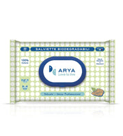 Arya - Salviette Igieniche Biodegradabili - Neutra - da 30 salviette