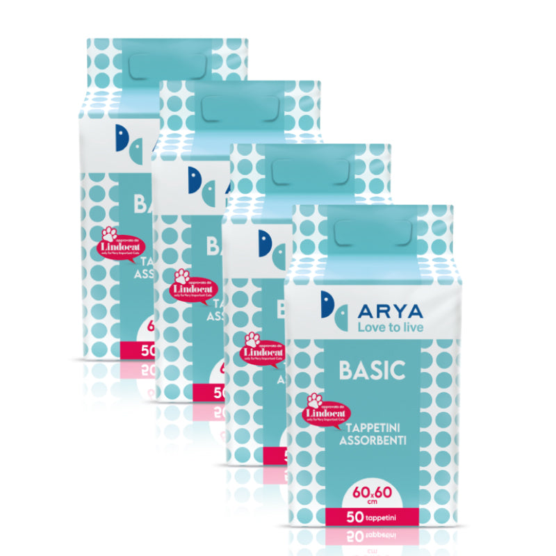 Arya - Tappetini Assorbenti - 60x60cm - 200 pezzi