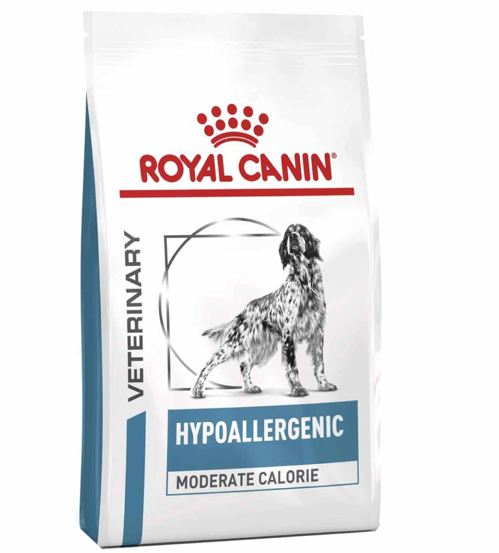 Royal Canin - Veterinary Diet Canine - Hypoallergenic Moderate Calorie - 7kg - DANNEGGIATO