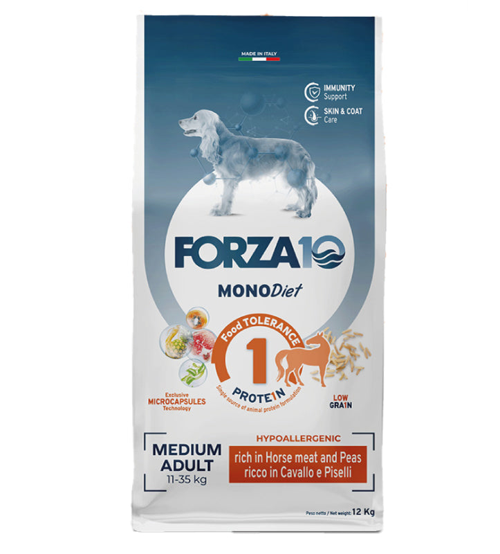 Forza 10 - MonoDiet - Medium - Adult - Cavallo - 12kg