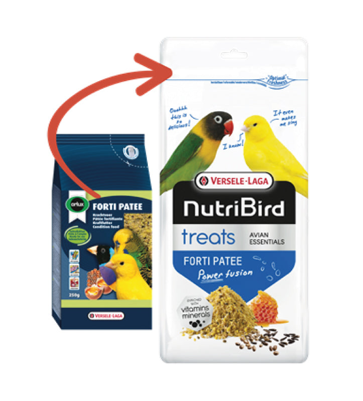 Versele Laga - NutriBird - Treats - Forti Patè per Tutti gli Uccelli - 250gr