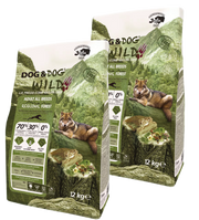 KIT 2x Gheda - Dog&Dog - Wild - All Breeds - Adult - Regional - Forest- 12kg