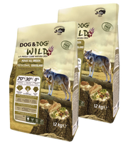 KIT 2x Gheda - Dog&Dog - Wild - All Breeds - Adult - Regional - Grassland - 12kg
