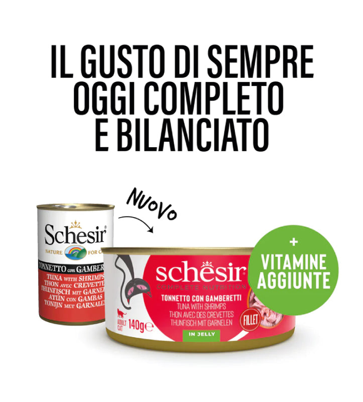 Schesir Cat - Completo - Gelatina - Adult - 140gr