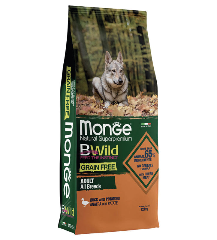 Monge - BWild Dog - Grain Free - All Breeds - Adult - 12 kg